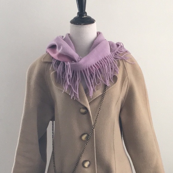 Charter club lavender purple fringes pure cashmere - Picture 3 of 8